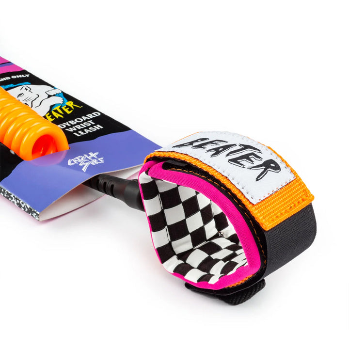 Catch Surf - Beater Bodyboard Leash - Orange &amp; Pink