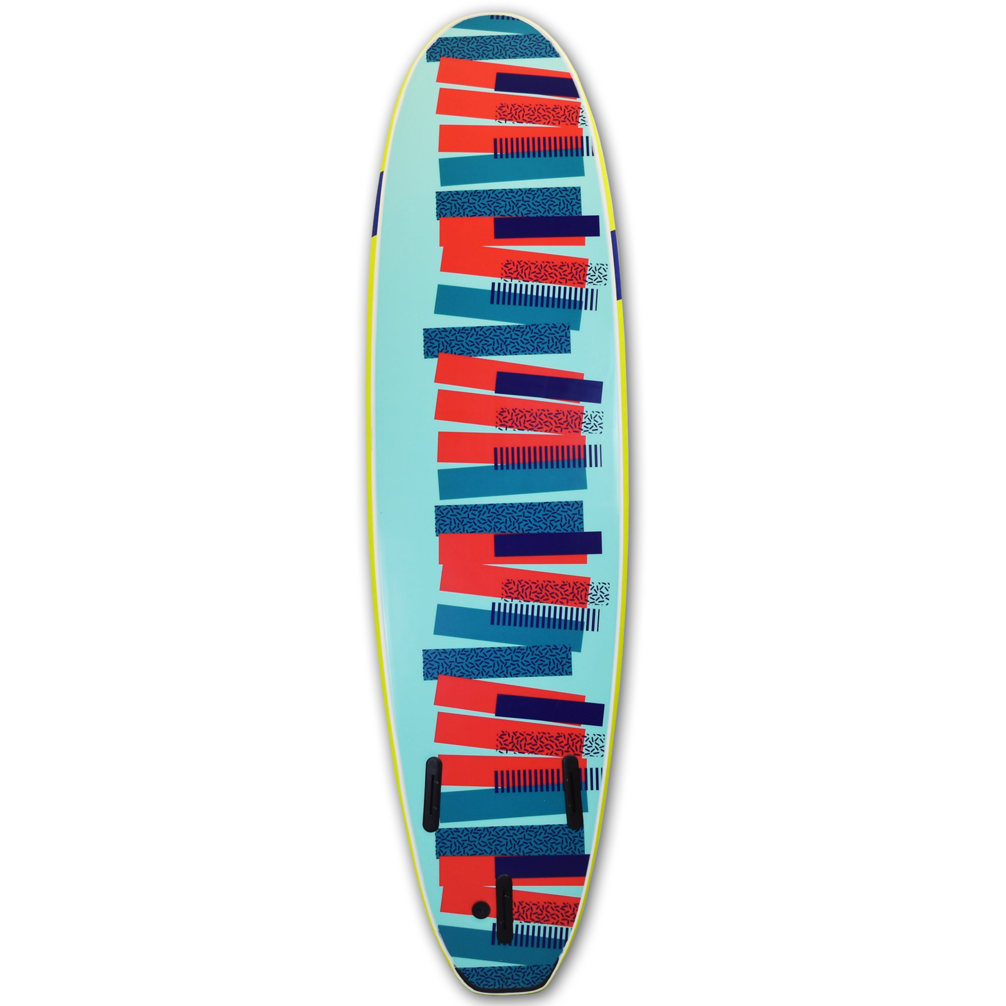 Mobyk 7'0 Classic Long Softboard - Electric Lemon | Surfboards | Mobyk