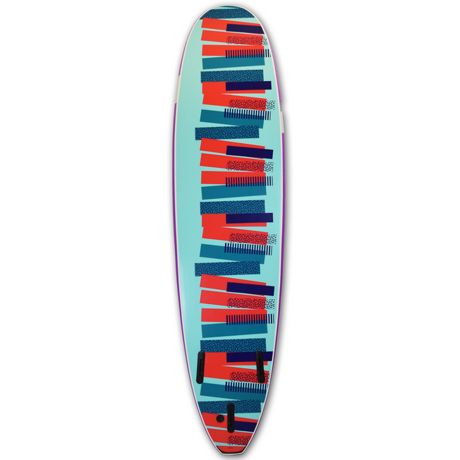 Mobyk 7'6 Classic Long Softboard - Violet Jade