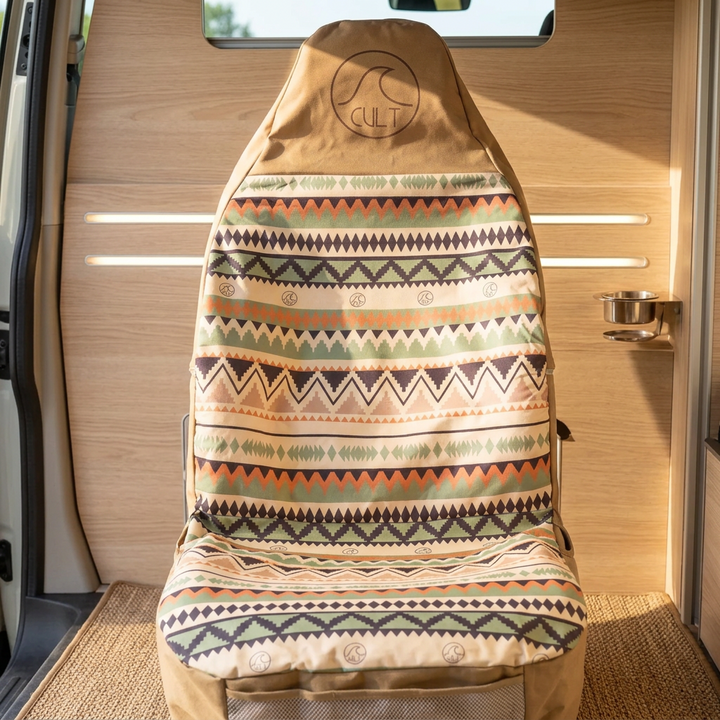 Single Waterproof Seat Cover | Indi Brown