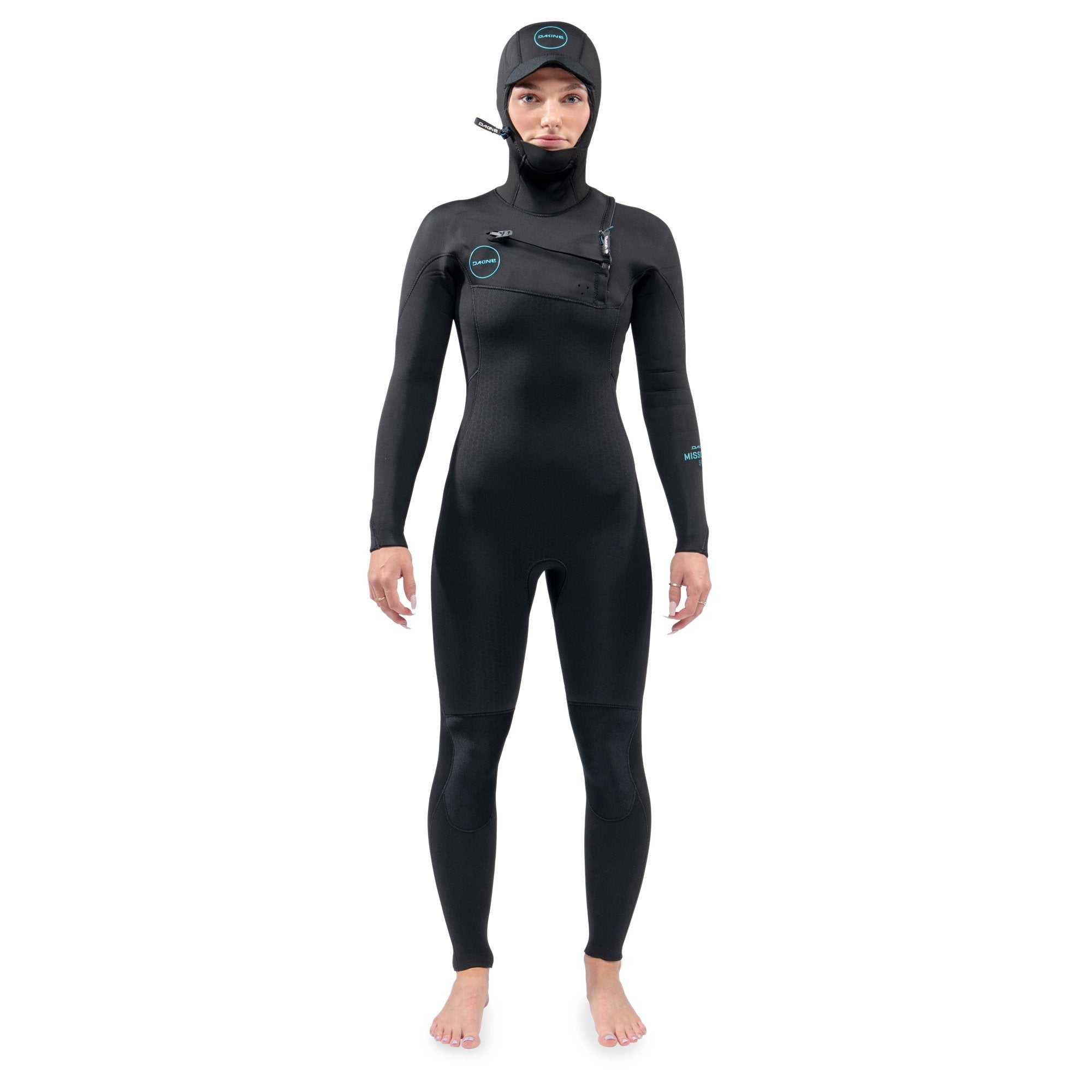 Dakine 2021 Womens Mission Chest Zip Hooded 4/3mm | Wetsuits | Dakine
