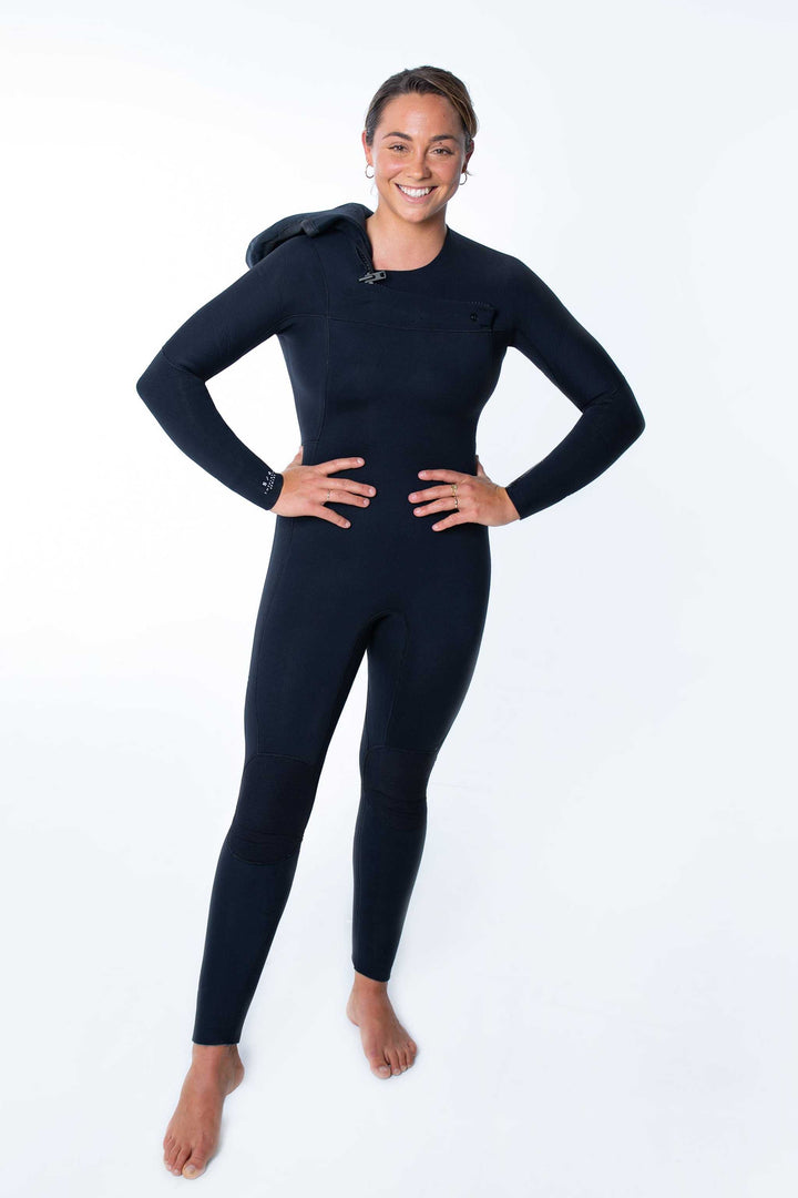 Merino Insulator Series Womens 5/4 Hooded Chest Zip Steamer