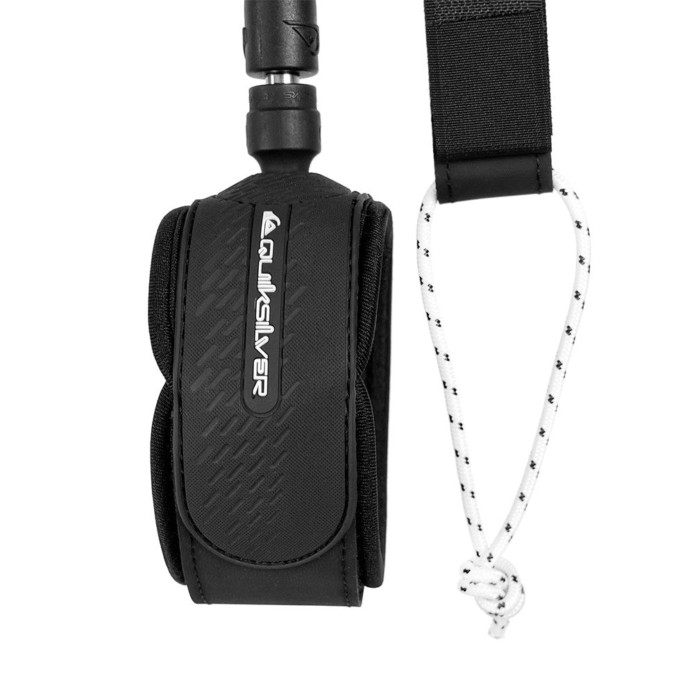 Quiksilver Highline Surfboard Leash - Black | Leashes | Quiksilver
