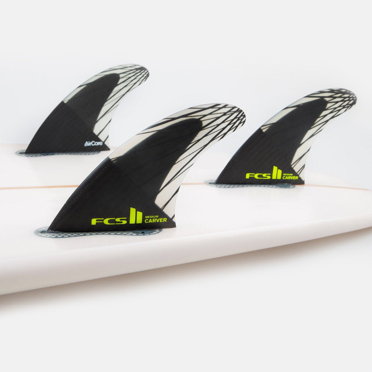 FCS II Carver PC Carbon Tri Fin Set - Eucalyptus | Fins | FCS
