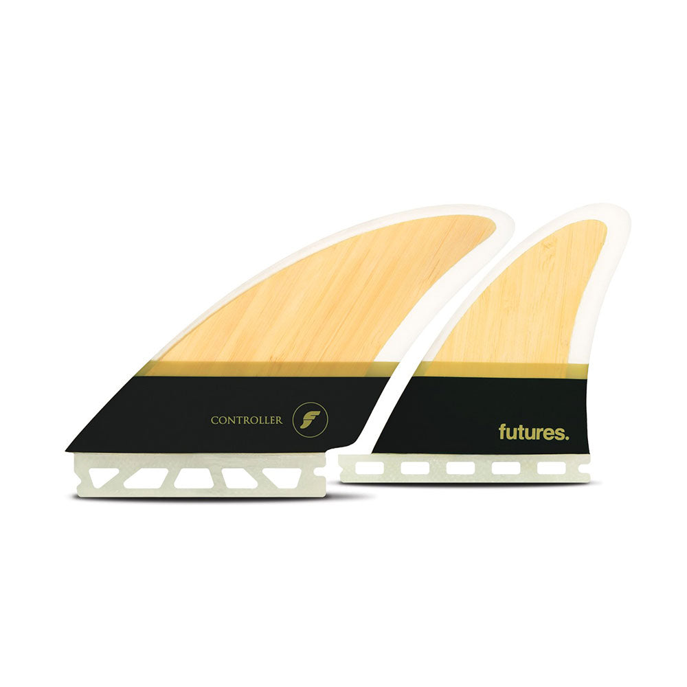 Futures Controller Bamboo Honeycomb Quad Fin Set | Fins | Futures