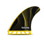 Futures P6 Legacy Honeycomb Thruster Fin Set Medium - Yellow / Black