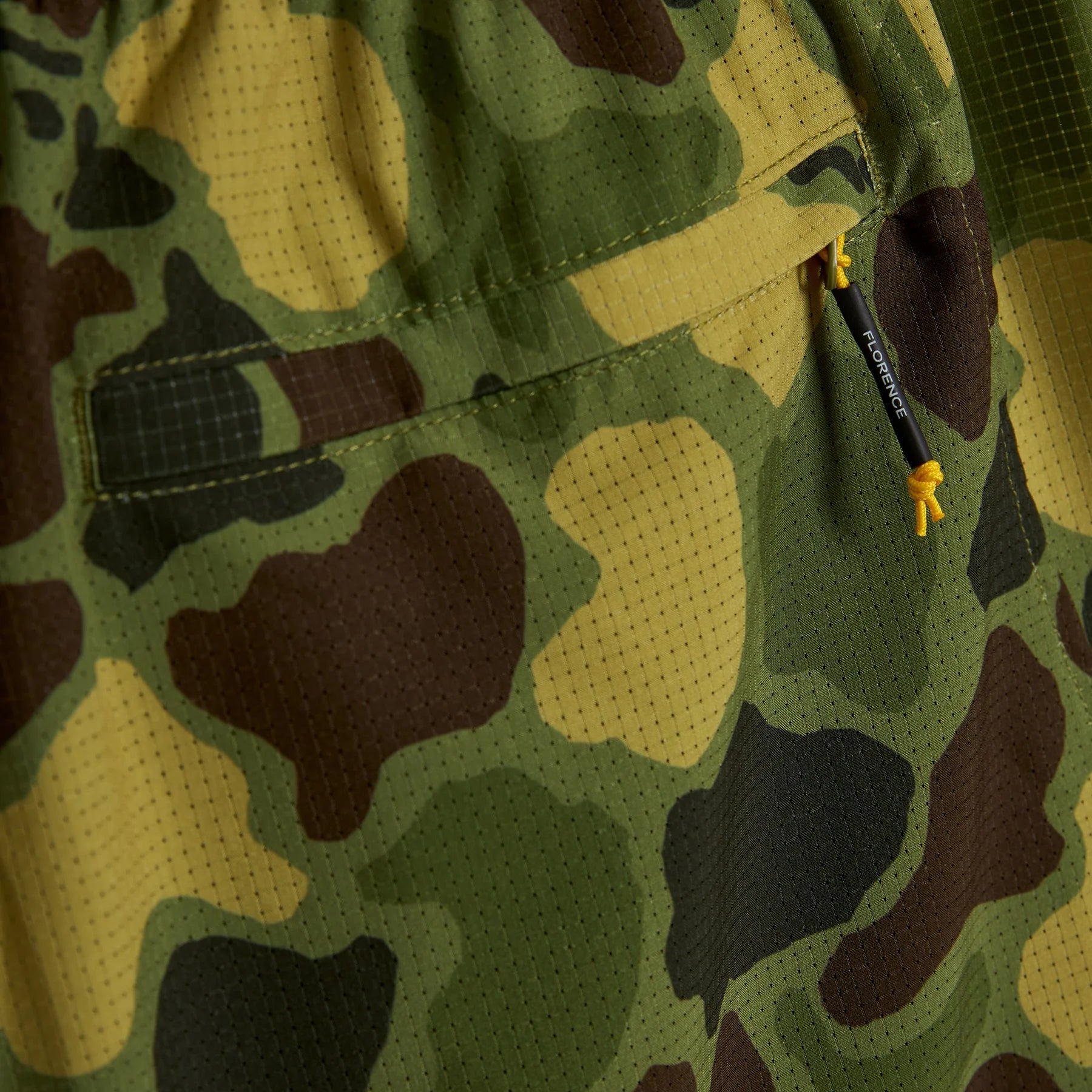 Florence Airtex Shorts - Tropic Green Camo