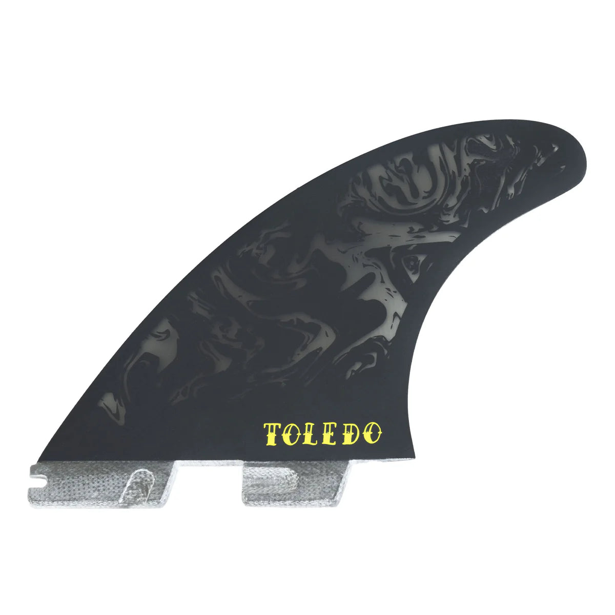 FCS II Filipe Toldeo PG Pro Tri Fin Set - Black / Acid