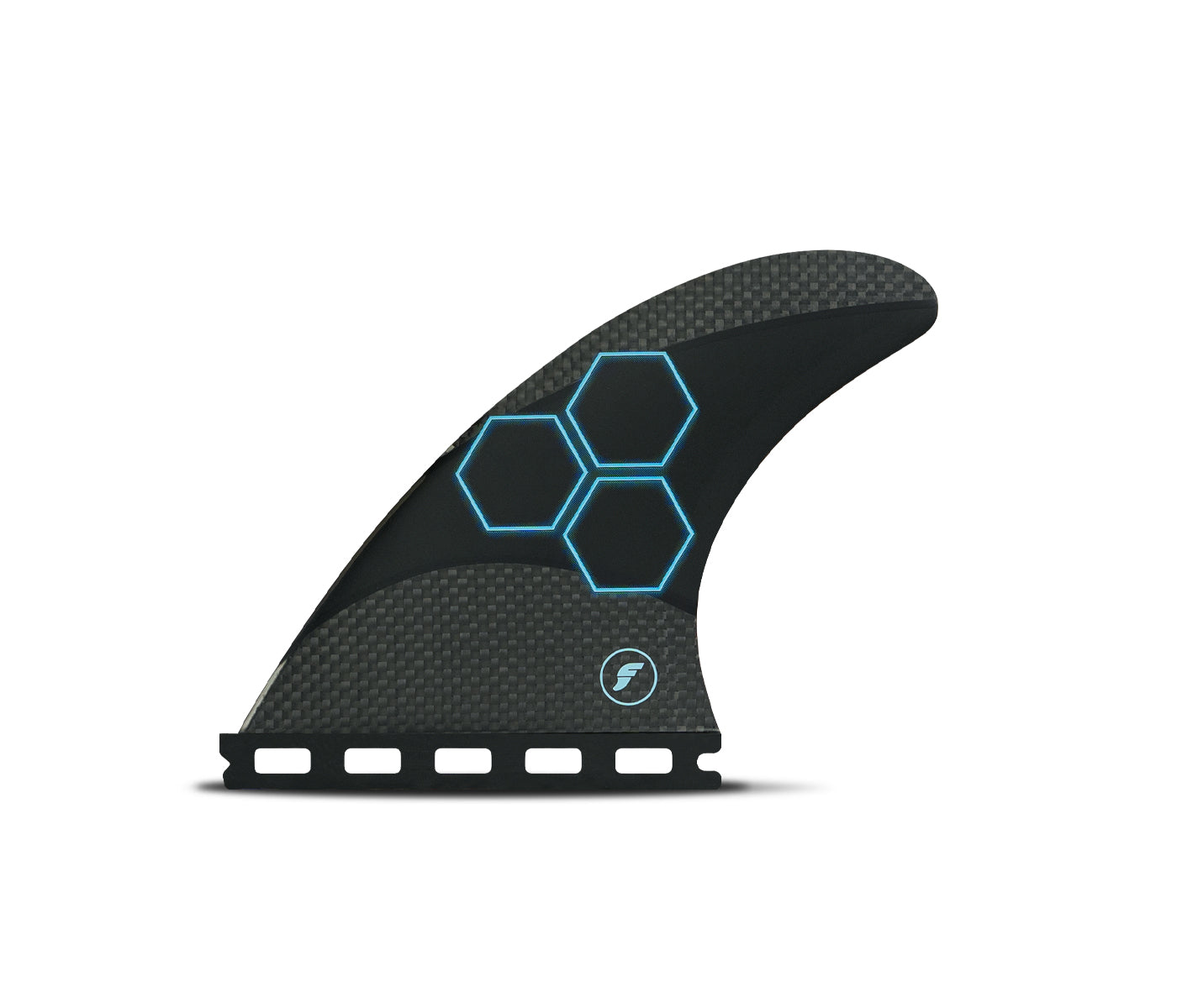 Futures AM1 Techflex Tri Fin Set Medium - Black / Blue | Fins | Futures