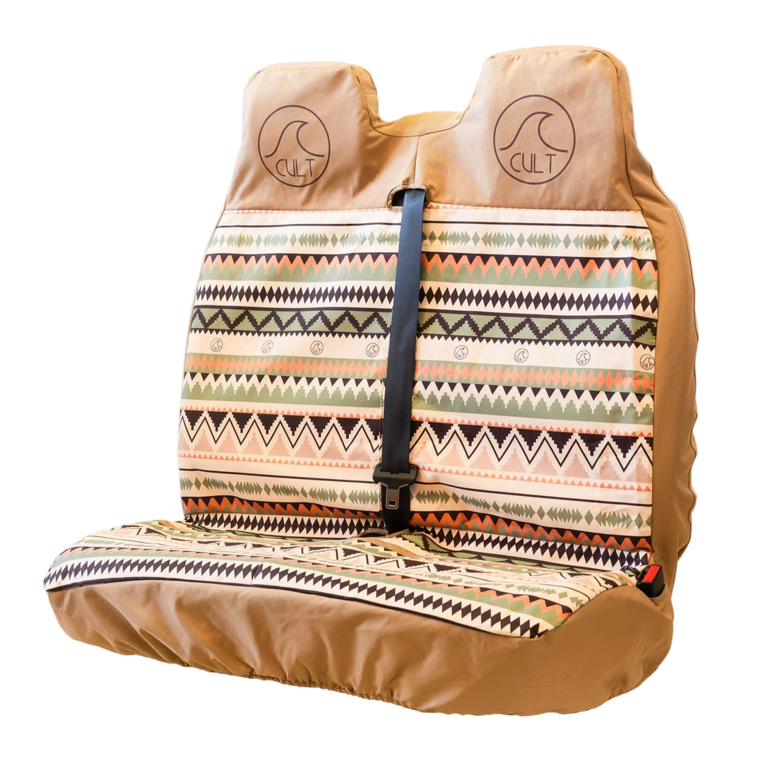 Cult Double Waterproof Seat Cover (Van) - Indi Brown | Seat Covers | Cult
