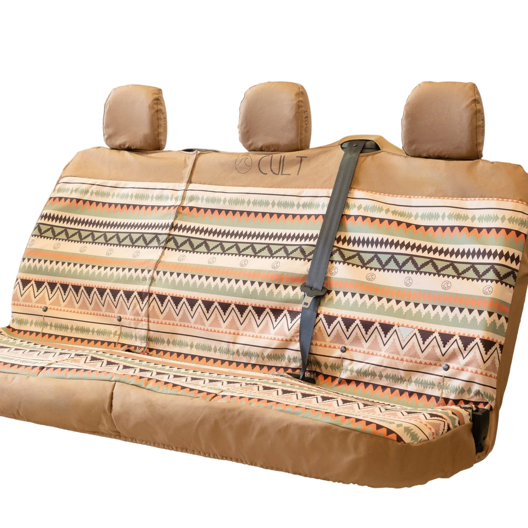 Cult Triple Waterproof Rear Seat Cover (Van) - Indi Brown | Seat Covers | Cult