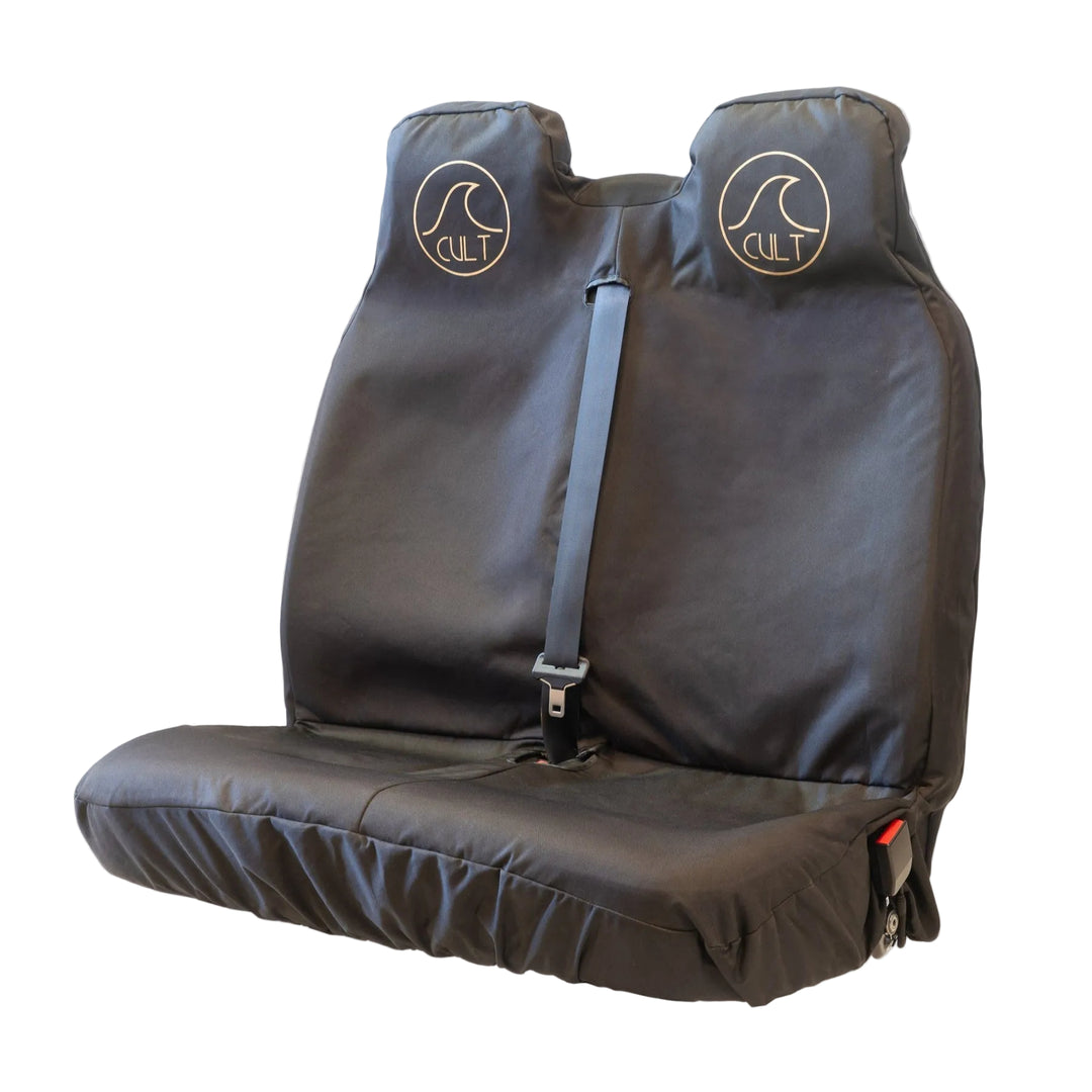 Cult Double Waterproof Seat Cover (Van) - Black | Seat Covers | Cult