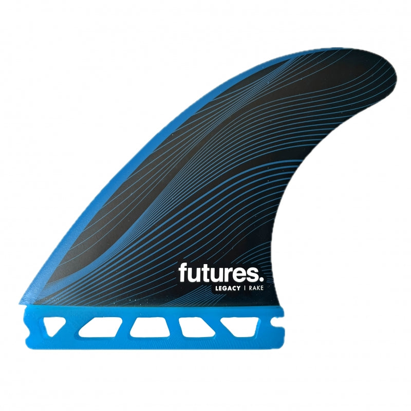 Futures R8 Legacy Series Honeycomb Tri Fin Set Large - Teal / Black