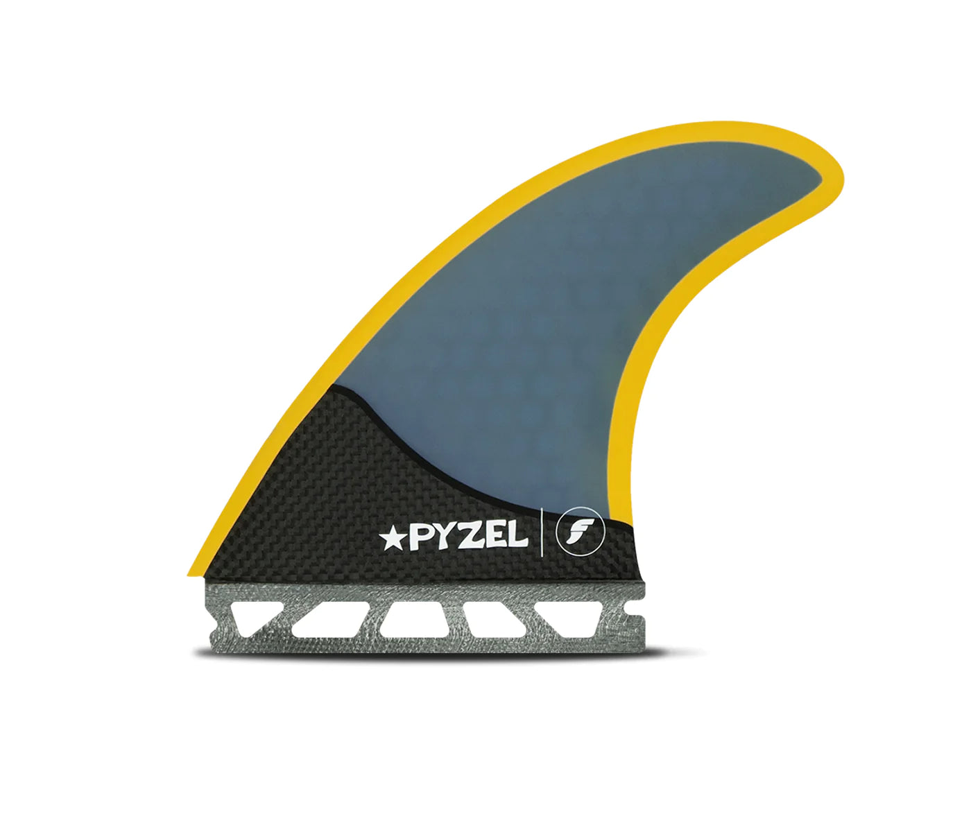 Futures Pyzel Thruster Fin Set Large - Teal / Yellow | Fins | Futures