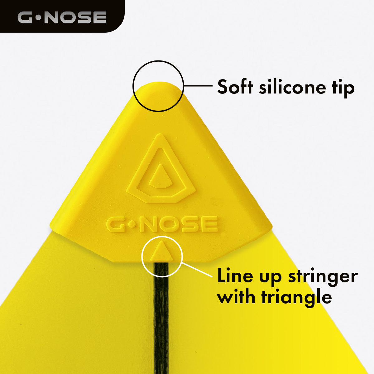 GUARD® G.NOSE – Surfboard Nose Guard - Yellow | Surf Accessories | Guard
