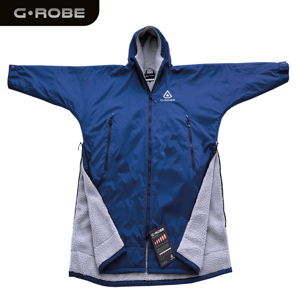 GUARD® G.ROBE – Adult Ultimate Outdoor Changing Robe - Marine Blue | Changing Robes | Guard