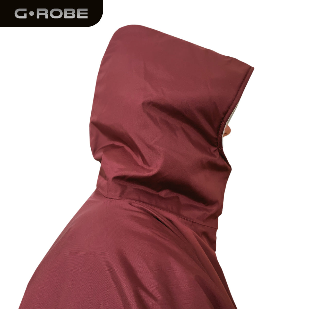 GUARD® G.ROBE – Junior Ultimate Outdoor Changing Robe - Maroon Red | Changing Robes | Guard
