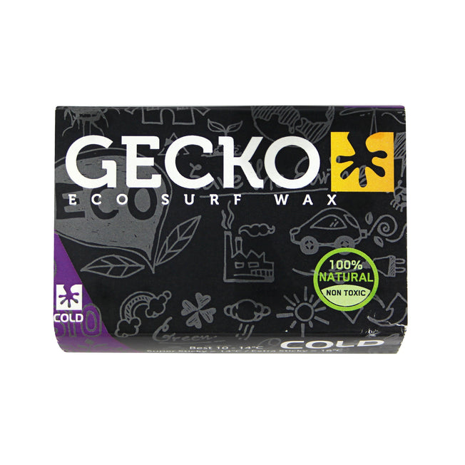 Gecko Eco Surf Wax - Cold-Gecko Eco Surf Wax - Cold-Green Overhead