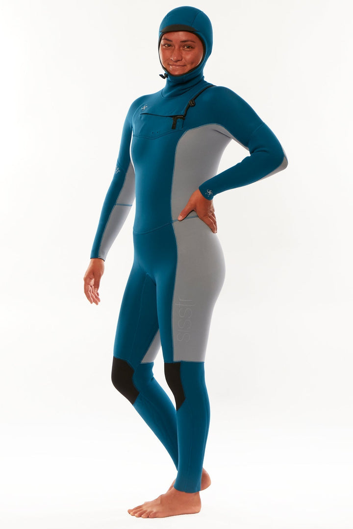 Sisstrevolution My Seas 5/4 Hooded Chest Zip Full Wetsuit
