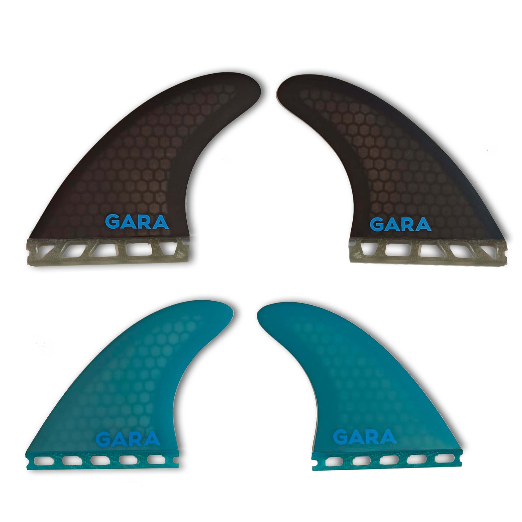 Gara Single Tab Quad Fin Set | Fins | Gara