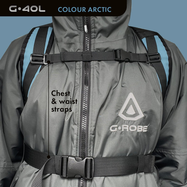 G.40L 100% Waterproof Surfing Backpack - Arctic