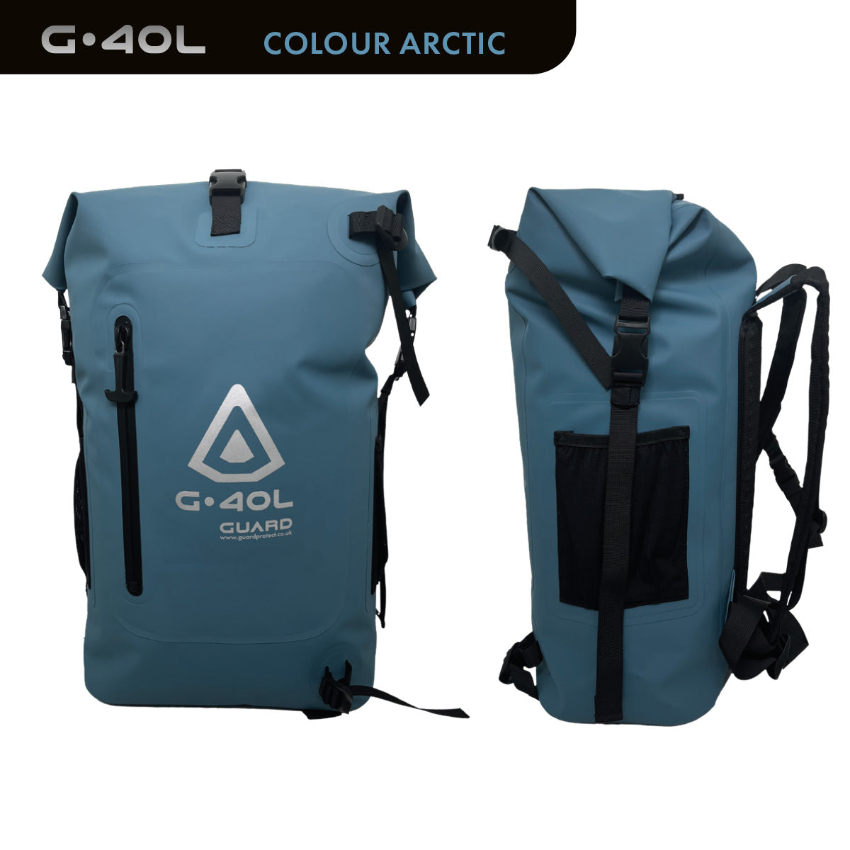 GUARD® G.40L 100% Waterproof Surfing Backpack - Arctic | Dry Bags | Guard