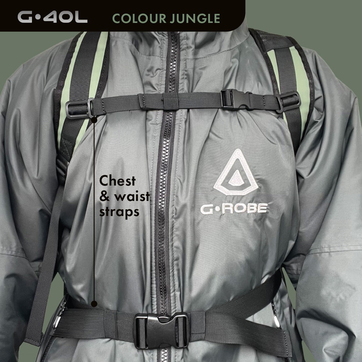 GUARD® G.40L 100% Waterproof Surfing Backpack - Jungle | Dry Bags | Guard