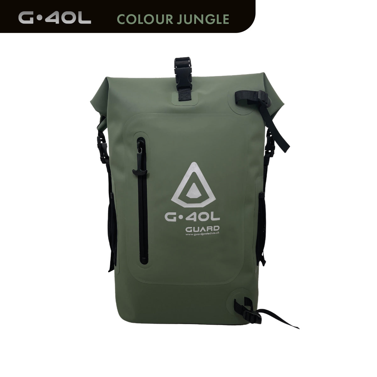 GUARD® G.40L 100% Waterproof Surfing Backpack - Jungle | Dry Bags | Guard