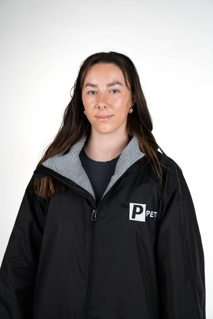 Waterproof Changing Robe | Black