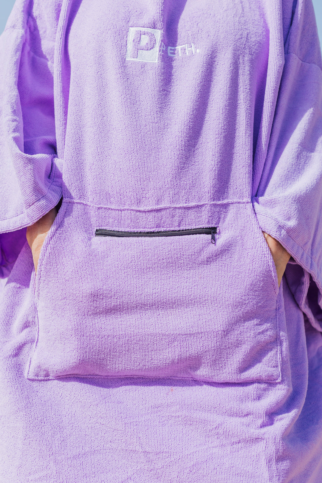 Microfibre Towel Changing Robe | Purple