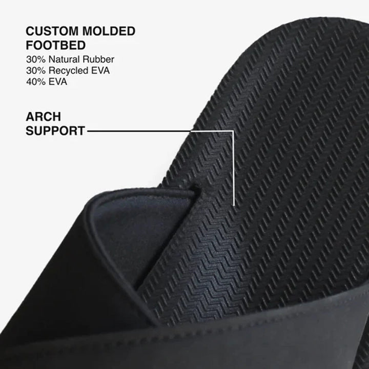Indosole - Mens Sandals - ESSNTLS Cross - Black