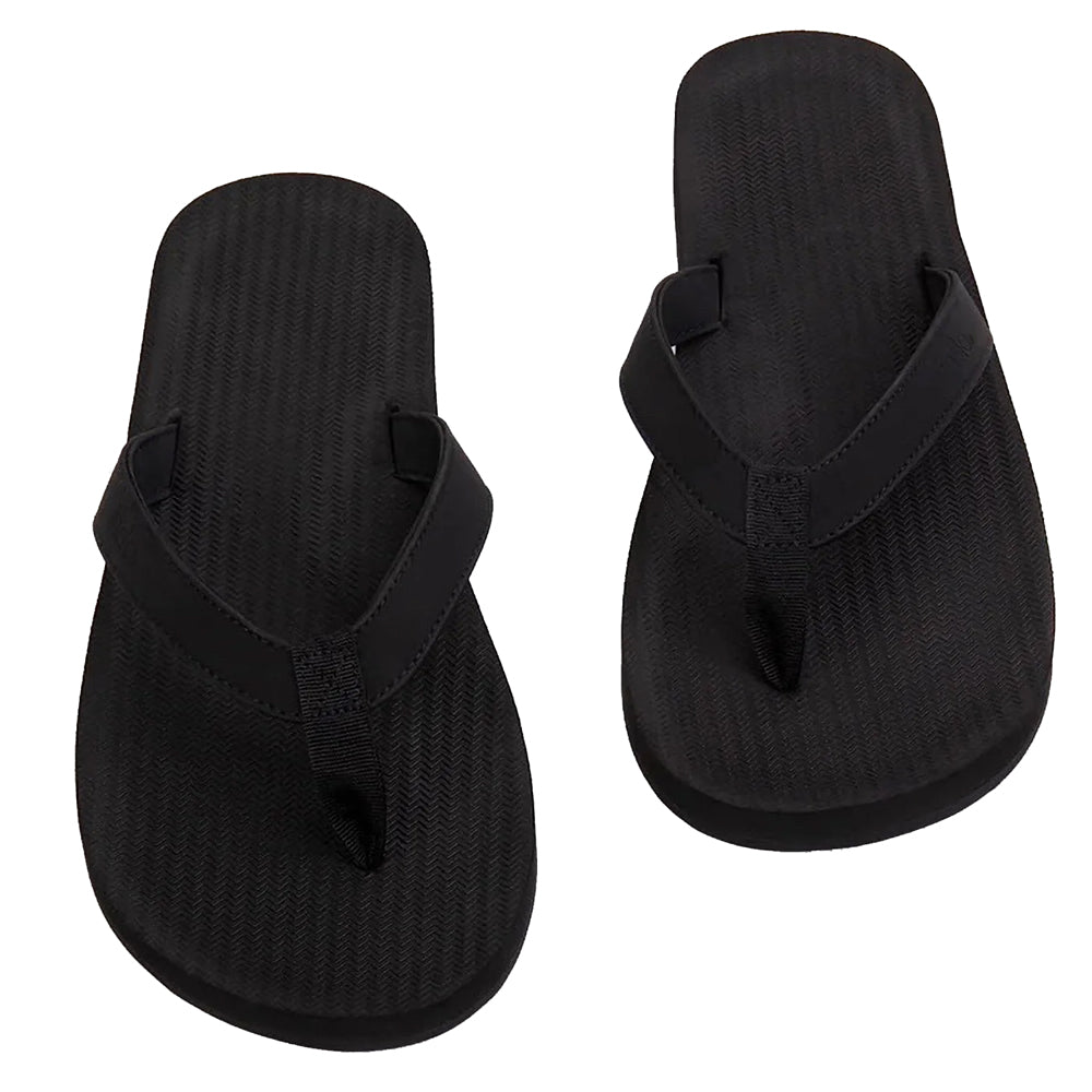 Indosole - Mens Flip Flops - ESSNTLS - Black