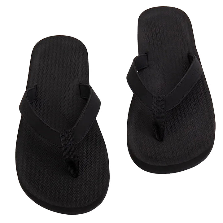 Indosole - Mens Flip Flops - ESSNTLS - Black