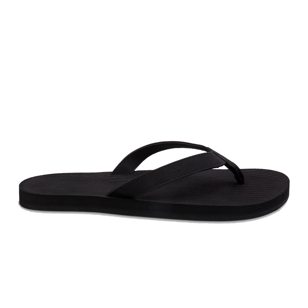 Indosole - Mens Flip Flops - ESSNTLS - Black