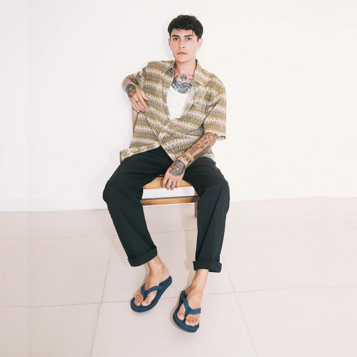 Indosole - Mens Flip Flops - ESSNTLS - Shore