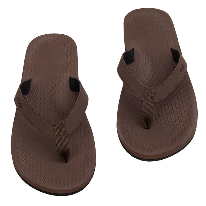 Indosole - Mens Flip Flops - ESSNTLS - Soil
