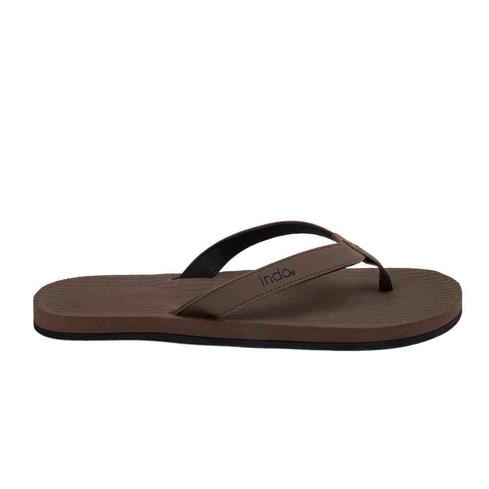 Indosole - Mens Flip Flops - ESSNTLS - Soil