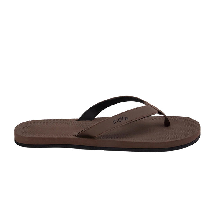 Indosole - Mens Flip Flops - ESSNTLS - Soil
