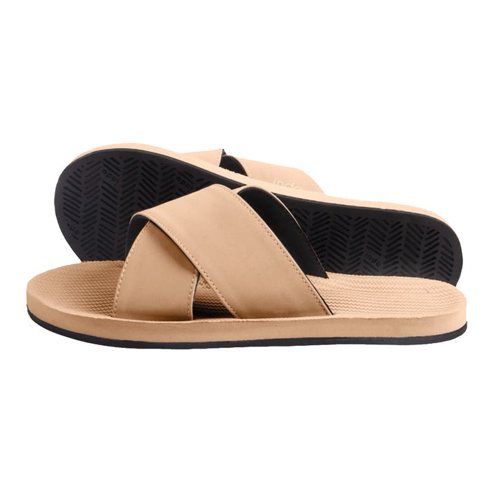 Indosole - Womens Sandals - ESSNTLS Cross - Soil Light