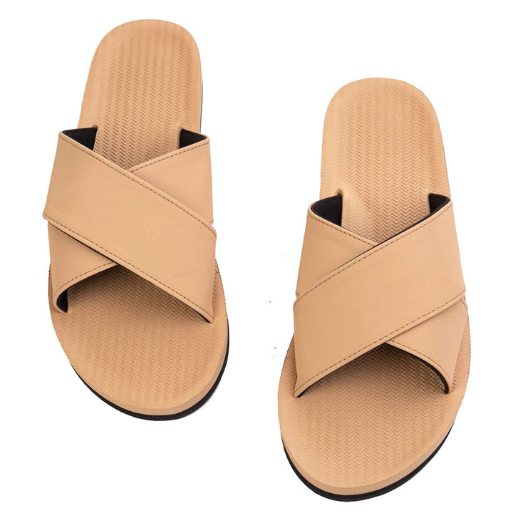 Indosole - Womens Sandals - ESSNTLS Cross - Soil Light