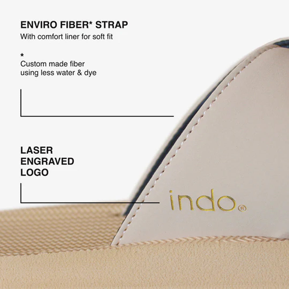 Indosole - Womens Sandals - ESSNTLS Cross - Soil Light