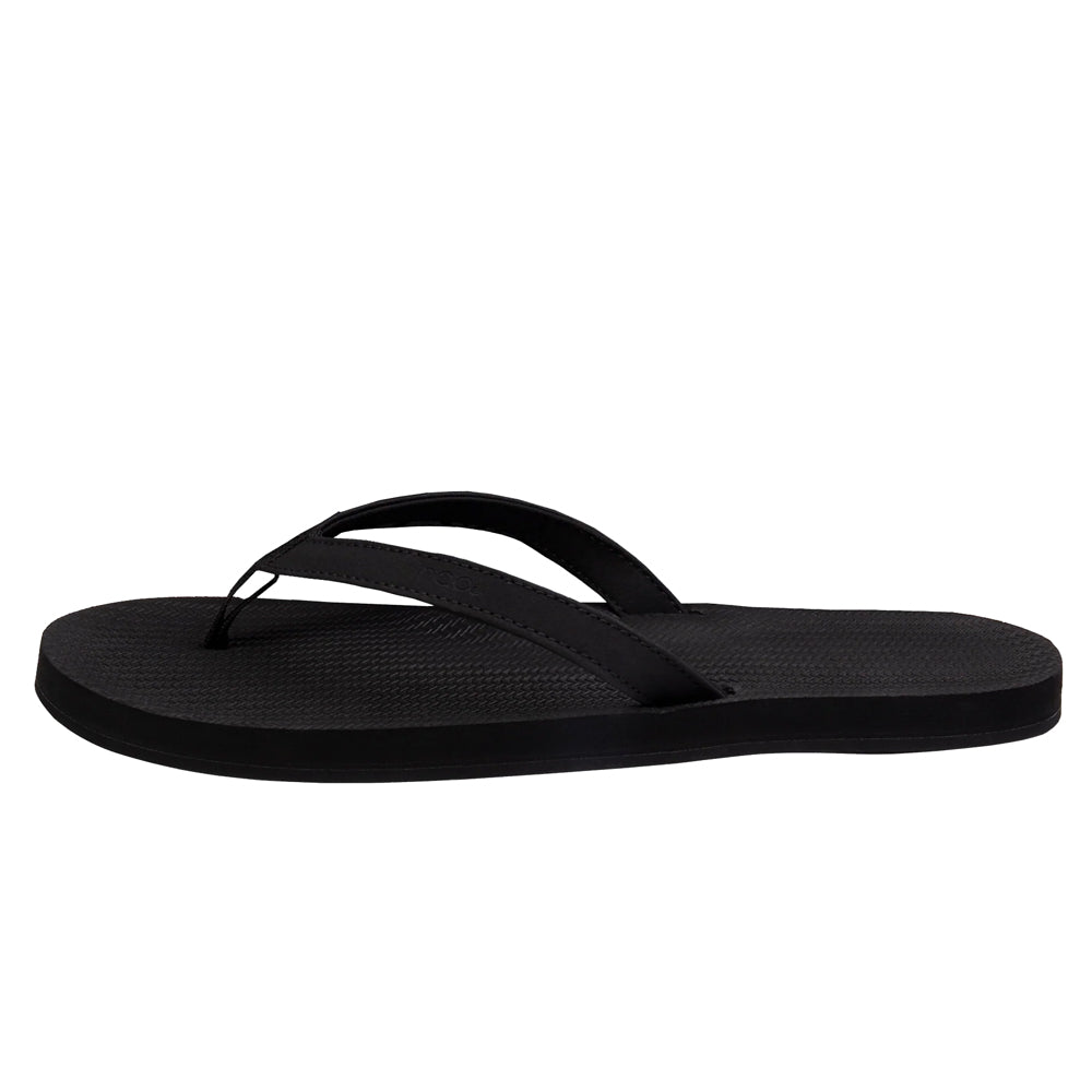 Indosole - Womens Flip Flops - ESSNTLS - Black