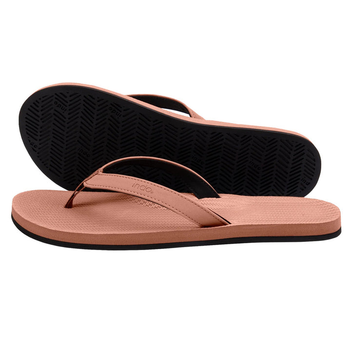 Indosole - Womens Flip Flops - ESSNTLS - Rust