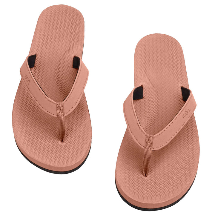 Indosole - Womens Flip Flops - ESSNTLS - Rust
