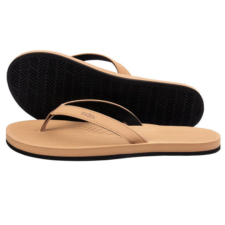 Indosole - Womens Flip Flops - ESSNTLS - Soil Light