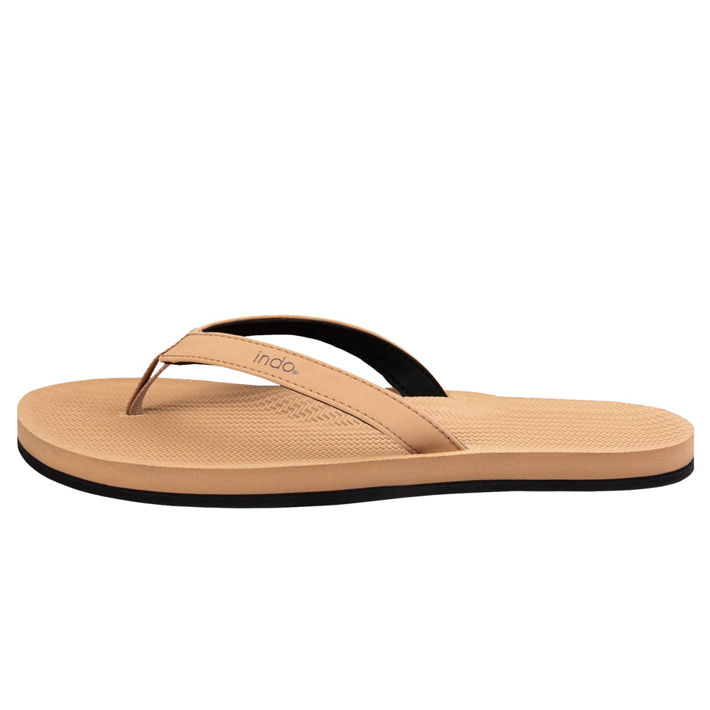 Indosole - Womens Flip Flops - ESSNTLS - Soil Light