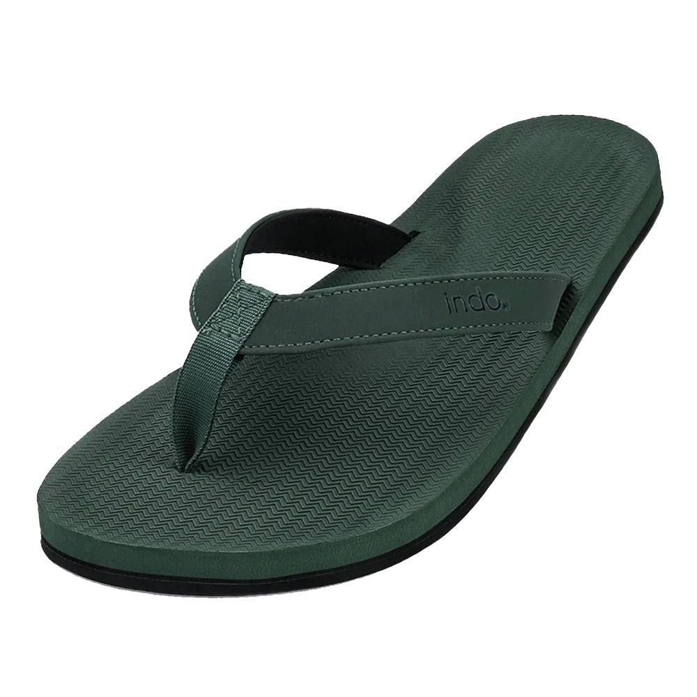 Indosole - Mens Flip Flops - ESSNTLS - Leaf