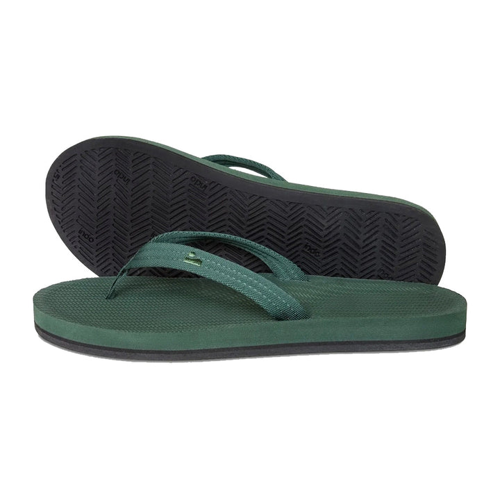 Indosole - Womens Flip Flops - Easy Living - Leaf