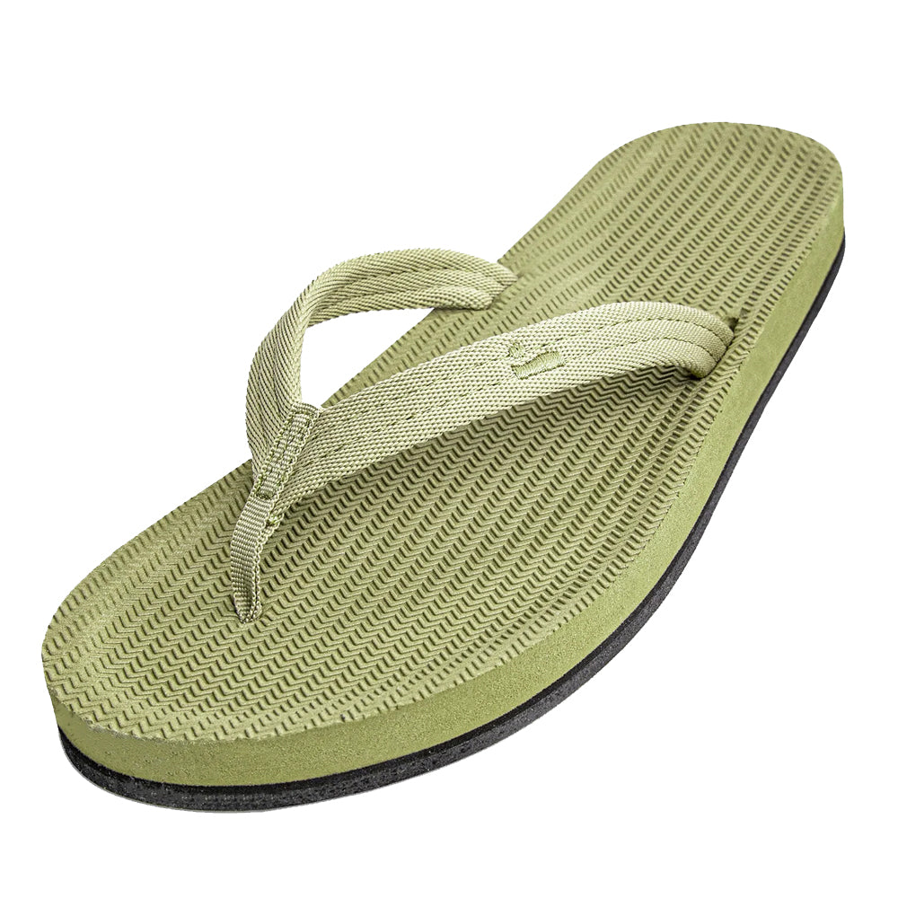 Indosole - Womens Flip Flops - Easy Living - Matcha