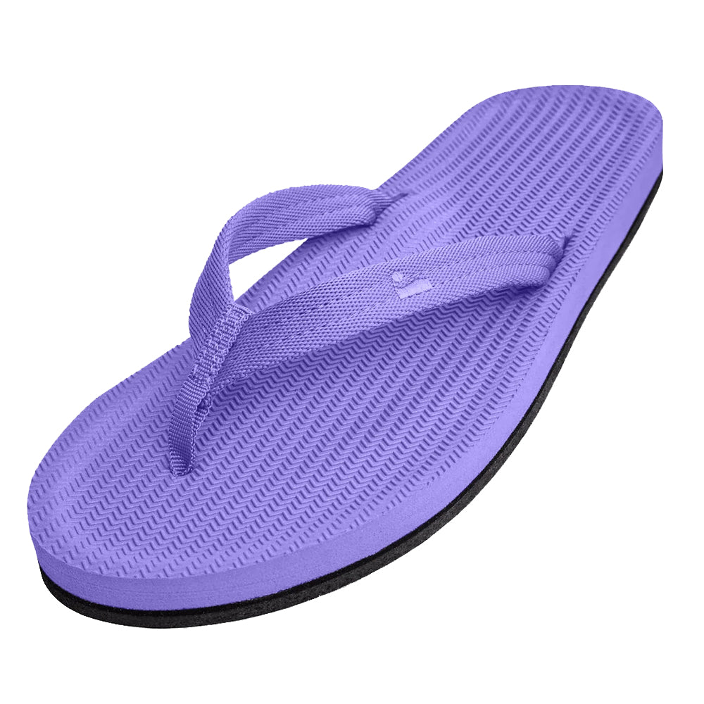 Indosole - Womens Flip Flops - Easy Living - Purple Haze